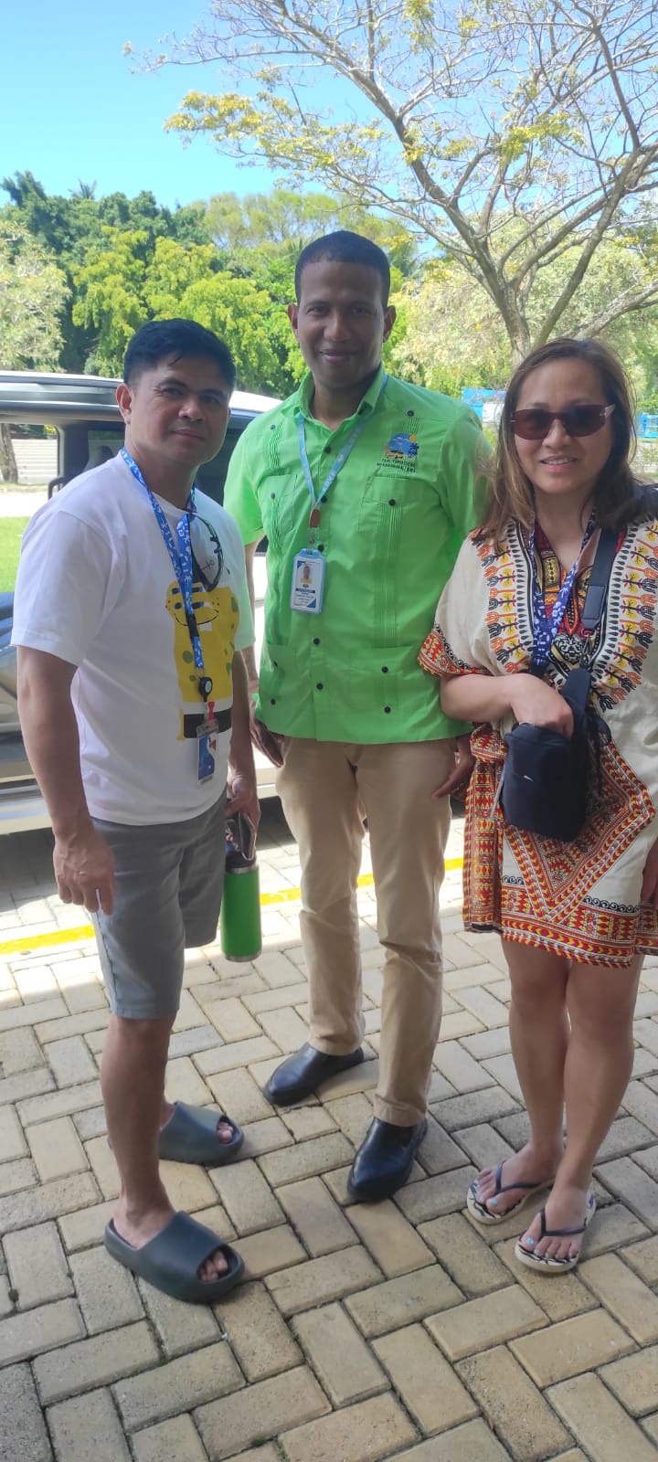 Sunset over a Dominican beach